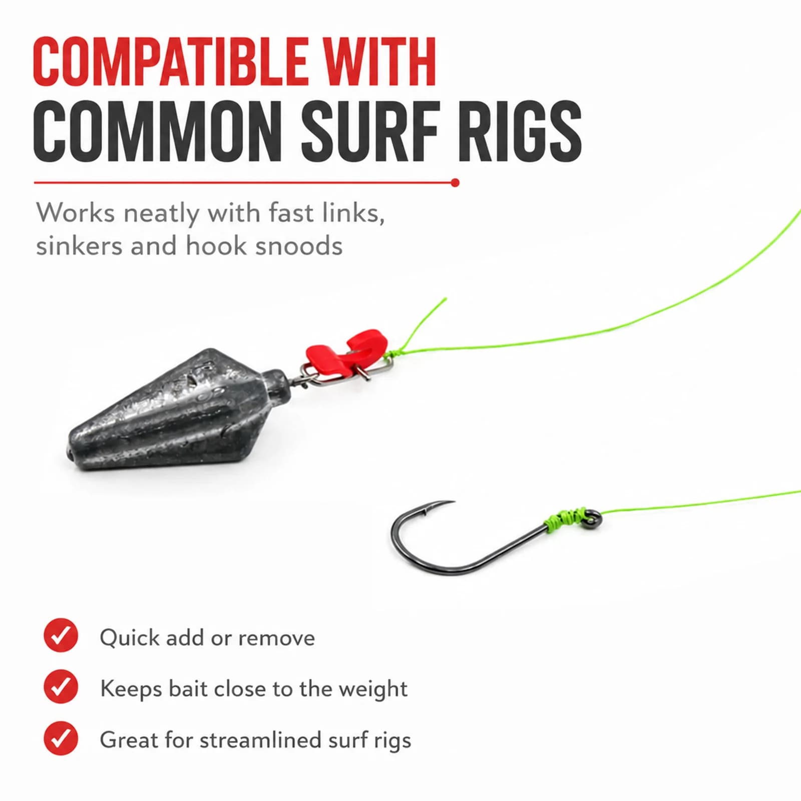 Затиски для приманки Surf Casting для дальніх кидків